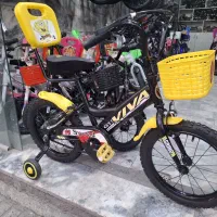 دوچرخه ۱۶ مشکی زرد