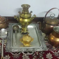 ظروف برنجی ، مسی و دکوری بصورت تکی یا کلی