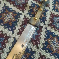 چاقو دسته شاخ رنگی
