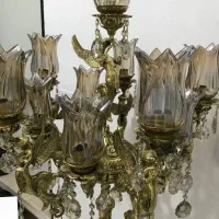 آباژر کنارسالنی برنجی طرح فرشته|لوستر و چراغ آویز|قرچک, مهدیه|دیوار