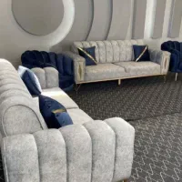 مبل مدل صدفی )) با پارچه ضد لک