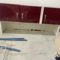 کابینت گالوانیزه|آب‌چکان و نظم‌دهنده ظروف|پارس‌آباد, |دیوار