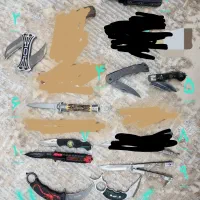 کارد وچاقوتاشو شکاری کوهنوردی تزیینی و کمپ کلکسیون