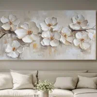 سفارش تابلو نقاشی رنگ روغن برجسته تکسچر جهیزیه