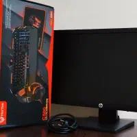 مانیتور 24 اینچ و پک گیمینگ MEETION