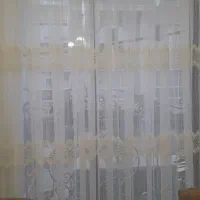 دوتا پرده آماده نصب فقط یکسال نصب شده نوی نو