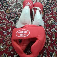 کلاه گرین هیل ودستکش بوکس|تجهیزات ورزشی|تهران, آشتیانی|دیوار