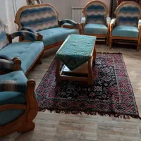 مبل با چوب نرات و پارچه کاملا سالم|مبلمان خانگی و میز عسلی|رشت, چله خانه|دیوار