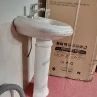 دستشویی با شیر  سالم ی