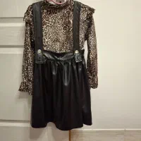 شومیز پلنگی  سارافون چرم