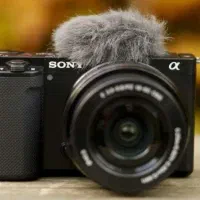 دوربین sony zve10 با لنز