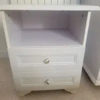 کمد ویترین و دکوری یا کتابخانه بالسا+ یک پاتختی|کتابخانه، شلف، قفسههای دیواری|تهران, نیروی دریایی|دیوار