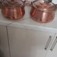 قابلمه مسی دوتا، ماهیتابه دوتا با ی شیر جوش وکاسه|ظروف پخت‌وپز|تهران, جلیلی|دیوار
