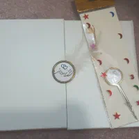 ست دفتر عقد و بله برون با خودکار پر