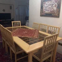 ست میز و صندلی ناهار خوری به علاوه ست کمد