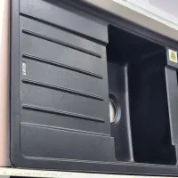 سینک مشکی شاین گرانیتی|مصالح و تجهیزات ساختمان|رشت, پارک شهر|دیوار