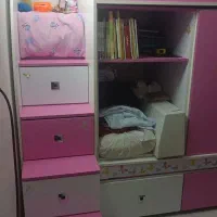 تخت دوطبقه کودک، تقریبا نو و مقاوم