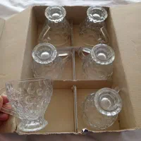 استکان و لیوان و سینی