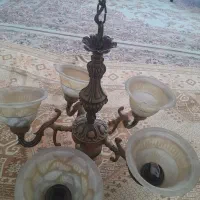 لوستر برنزی ۵ شعله
