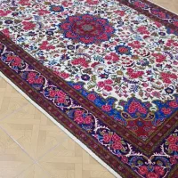 فرش دستبافت ۶ متری ریز بافت گلسرخ نو