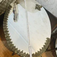 ست آینه و کنسول سلطنتی طلایی در حد نو|بوفه، ویترین، کنسول|اهواز, کوروش|دیوار