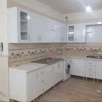 کابینت آشپزخانه ام دی اف وهای گلاس پیش ساخته اماده|مصالح و تجهیزات ساختمان|مبارکه, |دیوار