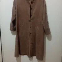 مانتو یا پالتو مخمل کبریتی سایز ۵۰/۵۲