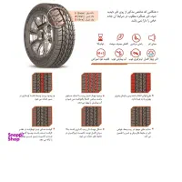 یک حلقه رینگ و لاستیک بارز زیرصفری کارخانه