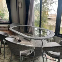 مبلمان فضای باز ناهارخوری ۴ نفره