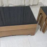 میز جلو مبلی و ۳ میز عسلی