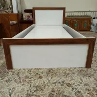 تخت خواب یکنفره ام دی اف بدون تشک