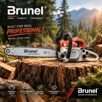 اره موتوری برونل تیغه ۵۰ سانتی درخت بر برقی زنجیری