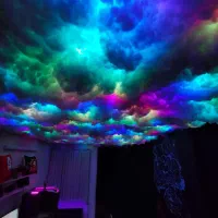 ریسه نواری ۵ متری RGB  سقف ابری