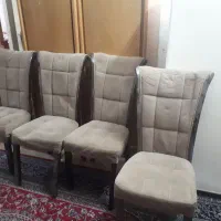 چهار تا صندلی چوبی|میز و صندلی غذاخوری|اهواز, طالقانی|دیوار