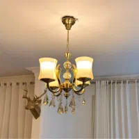 لوستر پذیرایی و اتاق خواب