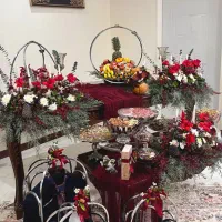 گل طبیعی برای دکور یلدا