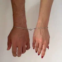 ست دستبند استیل رنگ ثابت