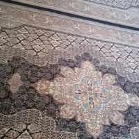 فرش 6و9متری جفت تمام نخ طرح حریص ماهی دستبافت گونه|فرش|نورآباد, |دیوار
