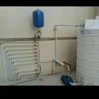 لوله کشی اب و نصب پمپ شیرالات وغیره شبانه روز