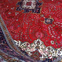 جفت شیش متری دستباف کرمان قلم مارک(عظیمی)|فرش|خوی, |دیوار