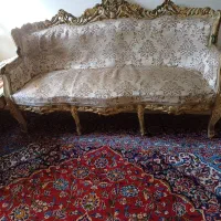 سرویس مبل چوب راش روس قدیمی