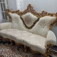 مبلمان سلطنتی ۹نفره تمام چوب در حد نو|مبلمان خانگی و میز عسلی|قم, زنبیل آباد|دیوار