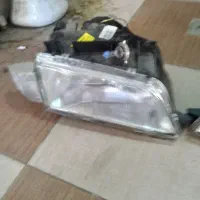 هدلایت ۱۵۰ وات کاسه چراغ پژوبه همراه لامپ و راهنما|قطعات یدکی و لوازم جانبی|بانه, |دیوار