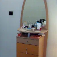 میز آرایش و کمد ام دی اف ییلدیز ترک و تخت چوبی