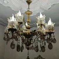 لوستر برنز پنج شاخه ده شعله قیمت 8میلیون