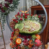 سفارشات یلدایی،شب چله،حکاکی هندوانه،|خدمات پذیرایی، مراسم|اصفهان, عسگریه|دیوار