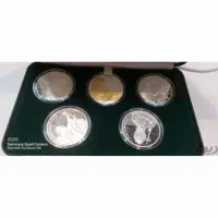 سکه کلکسیونی گلدکوئست پاپ|کلکسیون سکه، تمبر، اسکناس|ری, تصفیه خانه|دیوار