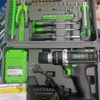 دریل شارژی چکشی پی اپی (باپک ابزار ۴۰پارچه) ضمانت|ماشین‌آلات صنعتی|تبریز, |دیوار