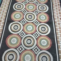 فرش فانتزی 9 متری کاملا سالم نیاز به شستشو