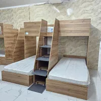تخت ۳ طبقه یکنفره ۲۰۰*۹۰|تخت و صندلی بچه|اهواز, دغاغله|دیوار